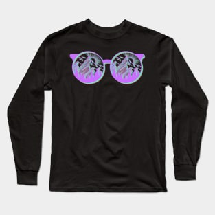 Beautiful view through glasses Long Sleeve T-Shirt